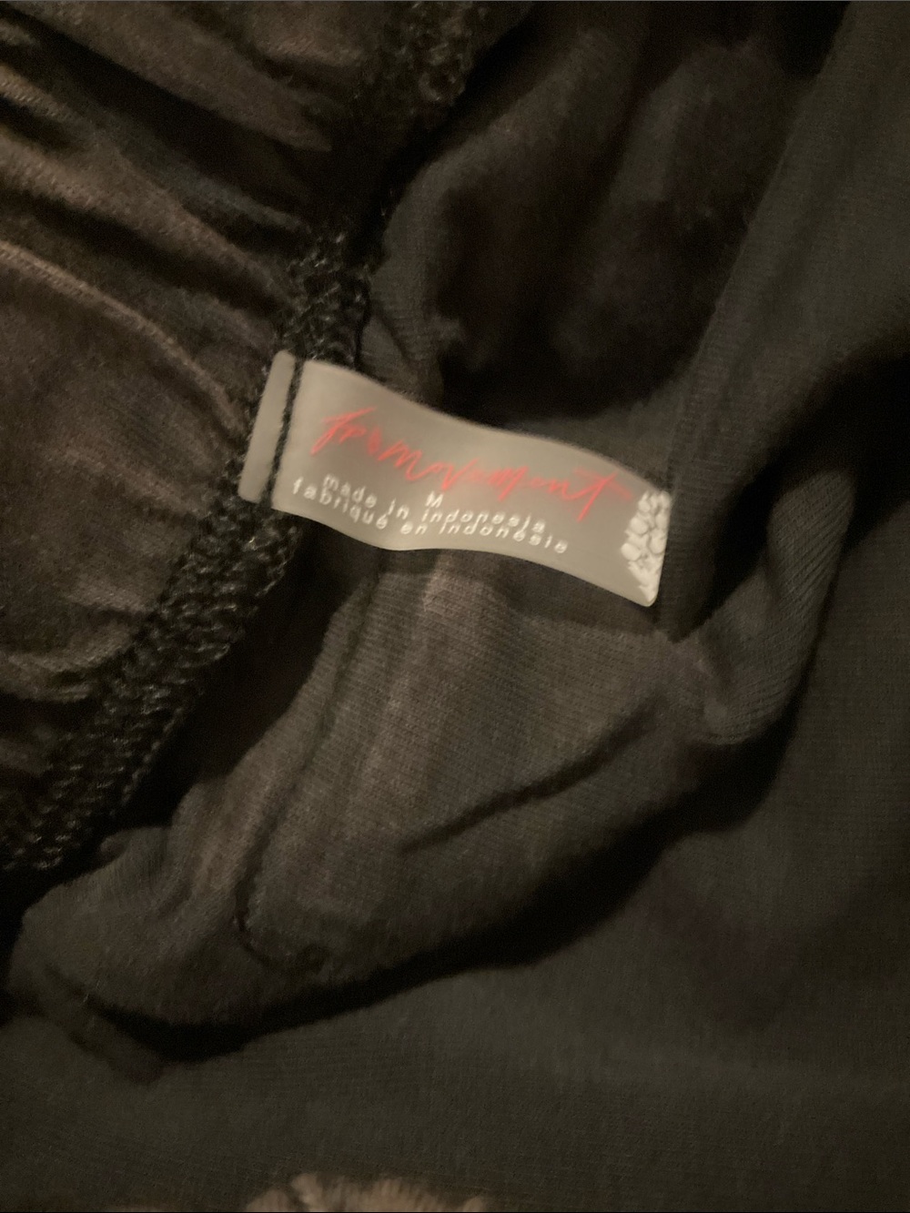 Free People Movement Hot Shot Pants Washed Black SZ M - Picture 6 of 6